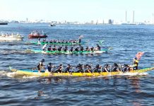 橫濱龍舟賽香港杯 13支勁旅昨競渡