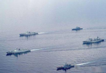 中俄舰队逼近阿拉斯加 美海军出动四艘驱逐舰强势回应