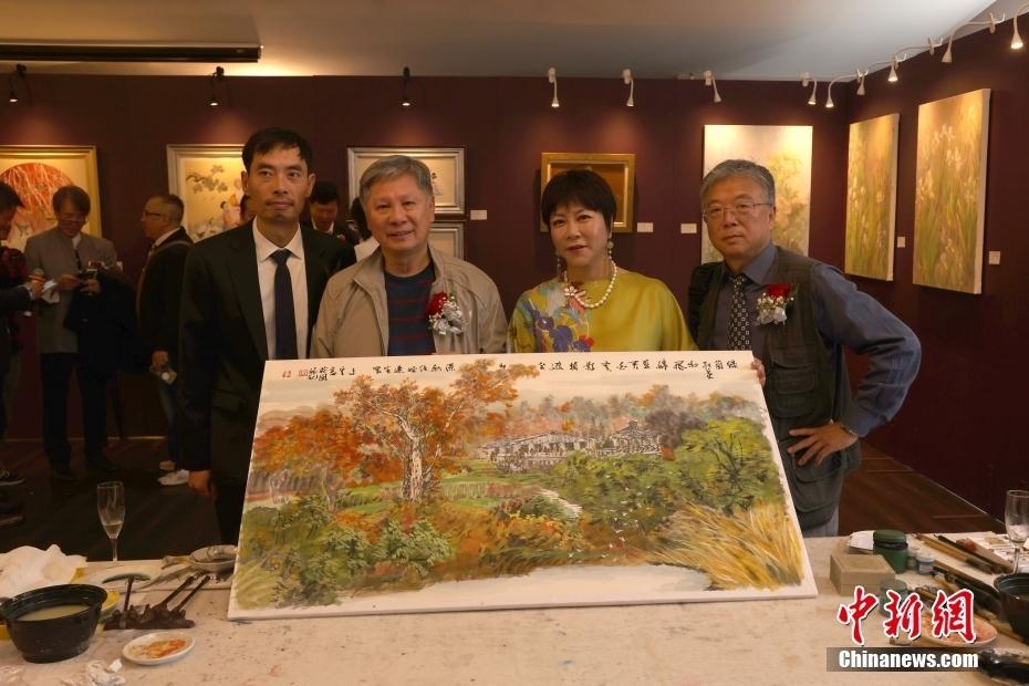 四名旅加华人职业画家举行精品联展