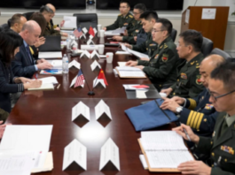 美中军方在五角大楼会晤