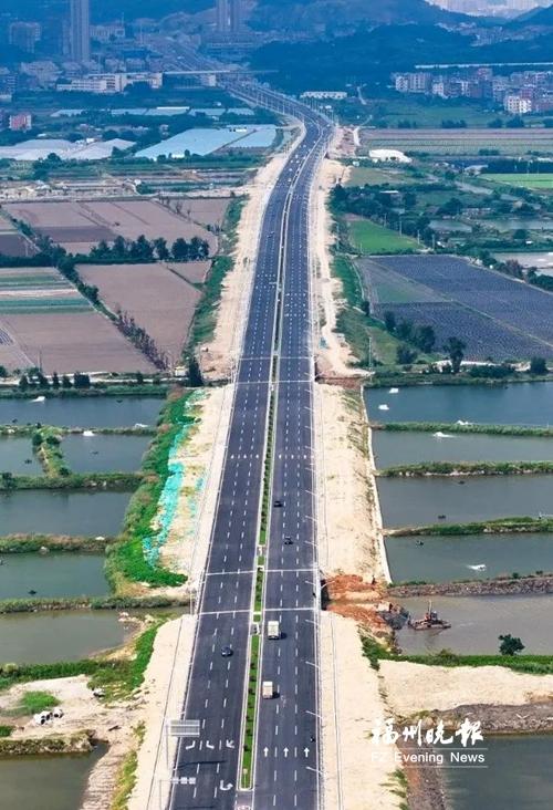 福清龙江南路东延伸线通车 系“两国双园”重要对外通道