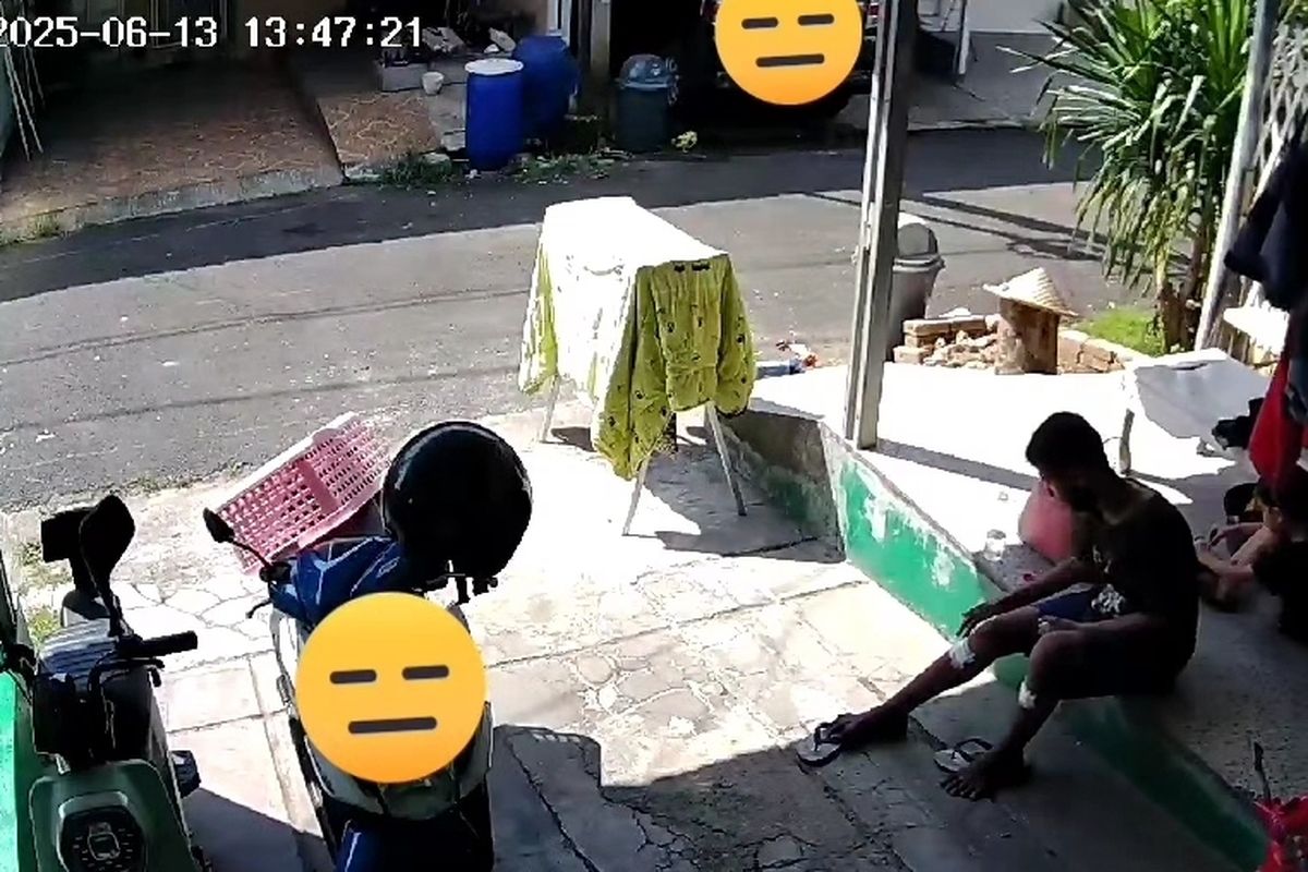 据称,一名儿童在南坦格朗出售 risol 的视频遭受暴力