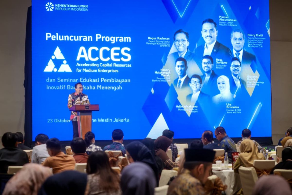 印度尼西亚启动 ACCES 以促进中型企业融资
