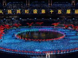 中国全运会首度粤港澳三地联办 港澳特首开幕式致辞难掩振奋