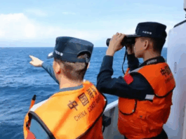 中国海警驱离钓鱼台海域日本渔船