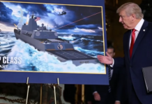 特朗普宣布建造以自身命名新型战舰 打破美军命名传统
