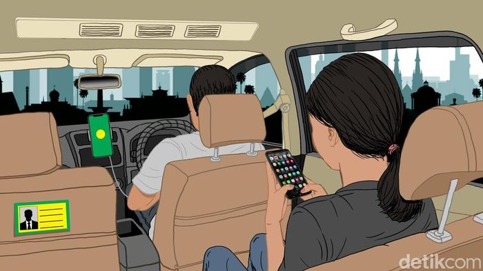 Ilustrasi Rawan Pelecehan Seksual Taksi Online