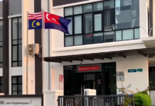 中国男子涉倒挂马来西亚国旗 被警方扣留调查