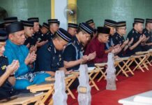 文莱皇家警察部队庆成立105周年 举办宗教仪式缅怀已故皇室成员