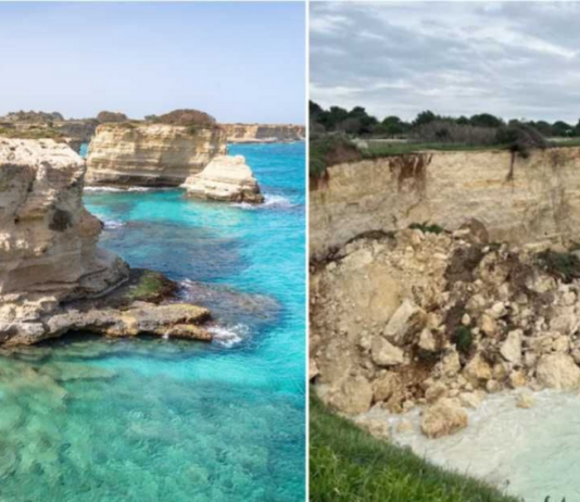 意大利“情人拱门”情人节坍塌 浪漫地标永久消失