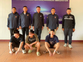 3名中国男子非法入境泰国被捕