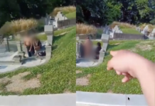 大马男女墓地上赤裸交欢 不雅视频疯传