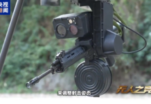 中国无人飞枪曝光 可空中锁敌实施地面清剿