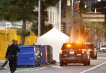 洛杉矶市中心发生极端自残事件 男子当场身亡