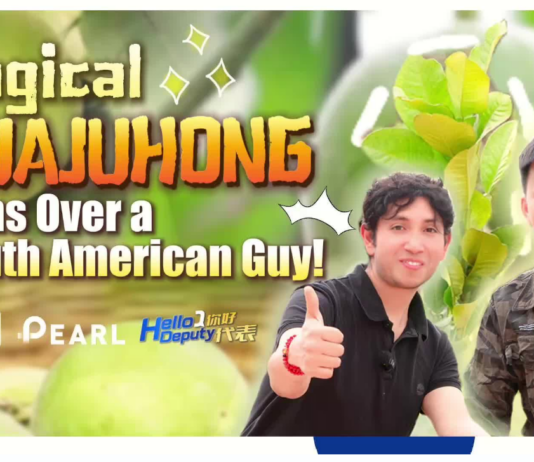 厄瓜多尔留学生与全国人大代表,共同种下化橘红“国际树”|iSeeChina