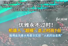 【大美广东·中印尼双语】(Bilingual Cina dan Indonesia)机器人“超模”走上时尚T台