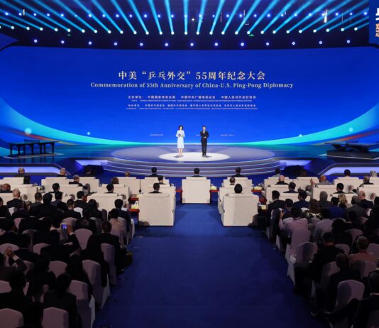 “小球转动大球” 中美“乒乓外交”55周年纪念系列活动在北京举行