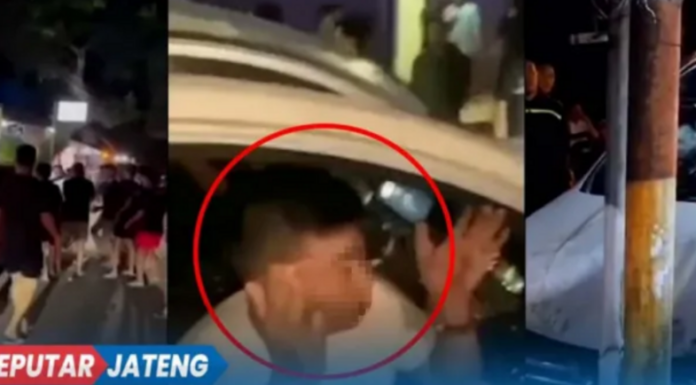 中国籍男子中爪哇酒驾肇事逃逸遭民众围堵 警方介入调查