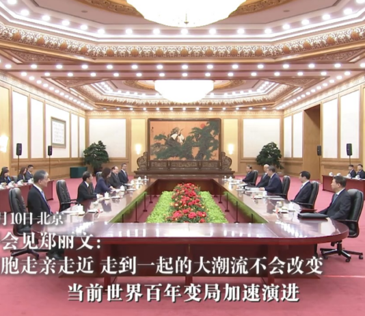 独家视频丨习近平会见郑丽文:两岸同胞走亲走近 走到一起的大潮流不会改变