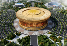 巨型“铜鼓”即将拔地起 越南豪建全球最大球场