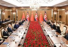 习近平结束对朝鲜国事访问回到北京