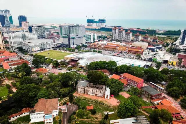 这是2019年4月11日航拍的马来西亚马六甲市风光(无人机拍摄)。新华社记者 朱炜 摄 这是2019年4月11日航拍的马来西亚马六甲市风光(无人机拍摄)。新华社记者 朱炜 摄