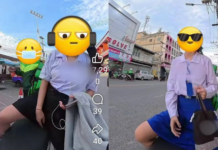 泰国摩的司机偷拍女乘客裙底 视频上传网络引发公愤