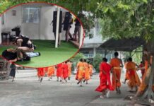 无预警袭击演练引恐慌 僧侣逃离数百孩童疏散