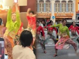 中国网红舞团穿娘惹服饰拍片惹议 新加坡餐馆致歉并检讨管理