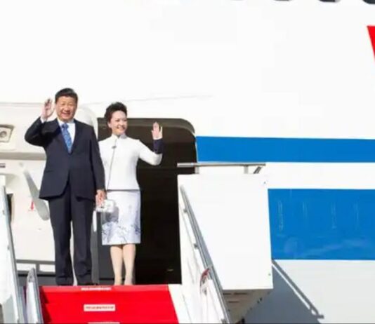 习近平离京对美国进行国事访问