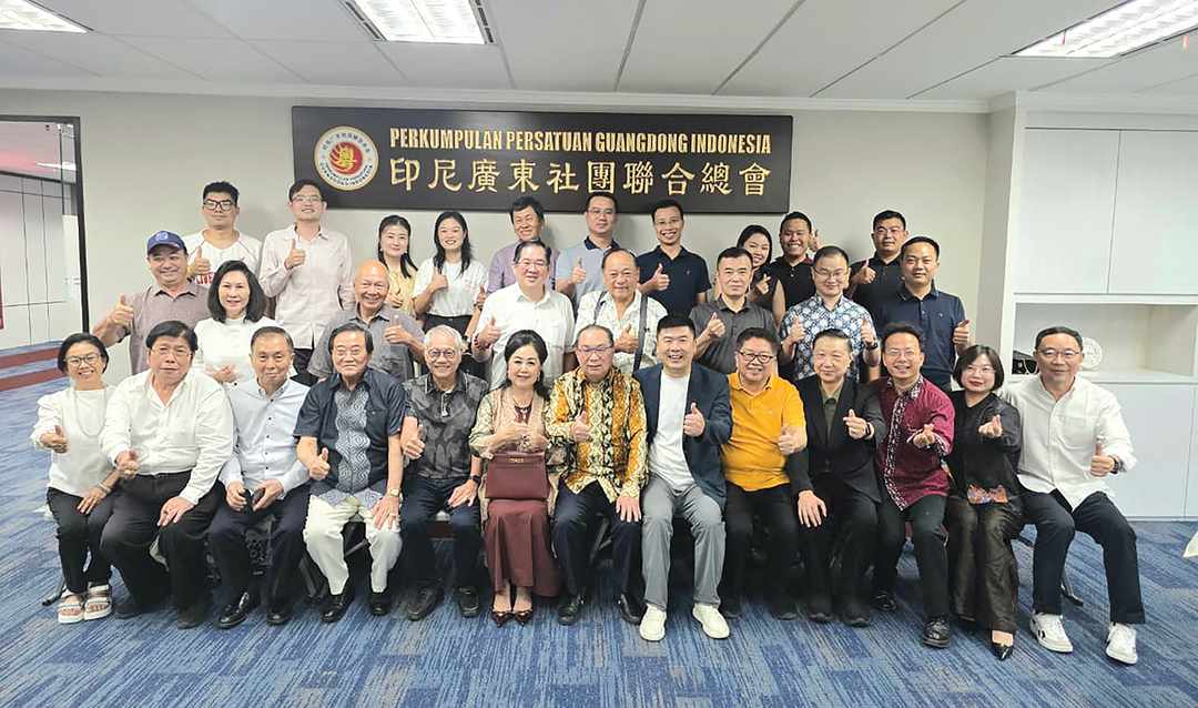 印尼广东总商会代表团拜访印尼广东社团联合总会聚首叙乡情 齐心促发展 携手搭建经贸文化合作新平台