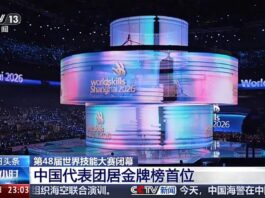 视频丨41金11银4铜 中国创参加世界技能大赛最好成绩